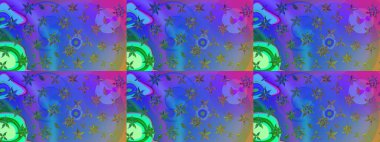 Yumuşak, bahar çiçekli arka plan. Mavi ve mor renkli çiçekler. Raster çiçek desenli ve çiçekli..