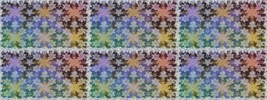 Altın elementli gri ve nötr renkler. Raster illüstrasyonu. Doğu tarzı arabesk. Raster altın desen. Kusursuz altın desenli bukleler..