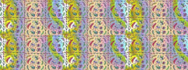 Doğal kozmetik ürünleri, parfüm, çiçekçi dükkanı için bahar ihalesi tasarımı. Karşılama ya da düğün geçmişi olarak kullanılabilir. Paket kağıdı için en iyisi. Lale çiçekli Raster eskiz deseni.