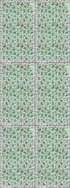 Raster illüstrasyonu. Çocuk için bahar paleti olan güzel raster kelebeği. Tarafsız ve gri arka planda kalan suluboya kelebekler. Klasik tarzda..