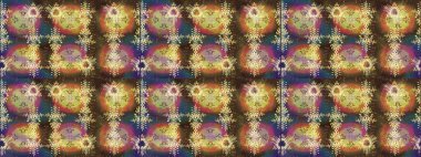 Çizim çiçek deseni duvar kâğıdı olarak kullanılabilir. Kahverengi, nötr ve bej renkli çiçekler. Raster illüstrasyonu.