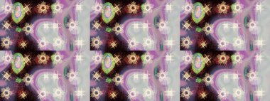 Kar taneleri deseni. Raster illüstrasyonu. Kar taneleri arka planda. Kar tanesi süsleme deseni. Renkli arkaplanda izole edilmiş kar tanelerinin düz tasarımı.