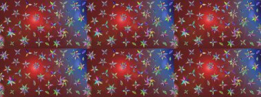 Güzel suluboya yaz çiçekleri deseni..