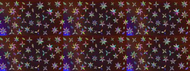 Raster illüstrasyonu. Hoş bir çiçek geçmişi var. Küçük bir çiçekte eskiz deseni. Güzel kumaş deseni.