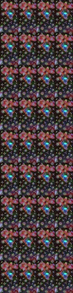 Motley illüstrasyonu. Robot resim. Küçük renkli çiçekler. Moda baskıları için zarif bir şablon. Çiçekli bahar çiçekleri. Küçük çiçekte şirin desenler.