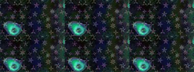 Raster illüstrasyonu. Tropik çiçek desenleri. Gri renkli çiçekler.