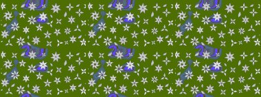 Çiçek arkaplan. Güzel kumaş deseni. Çizim raster deseni.