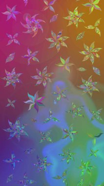 Eski usul küçük çiçekli şirin bir eskiz deseni. Moda arka planında parlak buketler. Kumaş, duvar kağıdı ve kağıt üzerine baskı yapmak için gelişen arka plan. Raster illüstrasyonu.