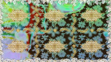 Kusursuz klasik raster altın desenli. Klasik klasik klasik arka plan. Geleneksel oryantasyon süsü. Altın elementlerle nötr renklerde altın desen.