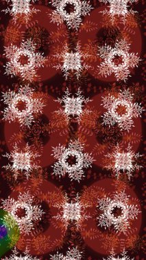 Kış kahverengisi, kırmızı ve nötr noel kar kristal elementi. Meteoroloji buz koleksiyonu. Kar Tanesi Raster simgesi arkaplanı. Xmas Frost kar taneleri izole edilmiş siluet sembolü. Raster..