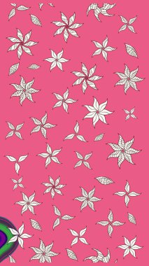 Raster deseni. Karalama çiçekleri çizim kalıbı. Pembe ve nötr el çizimi desen. Sanat inspipink ve nötr stil çiçekler ve arkaplan bırakır.