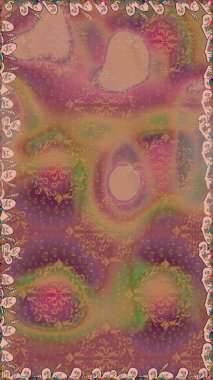 Hediye ambalaj kağıdı, tebrik kartları, posterler ve pankart tasarımı. Kahverengi ve bej renkli çiçekler. Raster düz çiçekleri pürüzsüz desen.