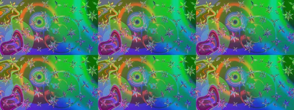 Raster illüstrasyonu. Küçük çiçekteki sevimli çiçek deseni. Güzel kumaş deseni. Güzel karalamalı çiçek deseni çiz..