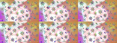 Paisley el çizimi elementler. Fantezi çiçekli eskiz deseni, doğal duvar kağıdı, çiçek desenli kıvrım çizimi. Ev dekoru.