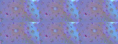 Çiçek deseni. Şatafatlı bahar bahçesi dokusu. Flower eskiz arka planı. Raster illüstrasyonu.