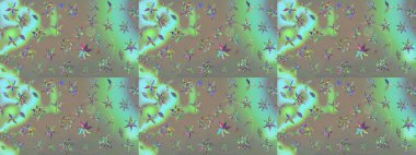 Yatak çarşafları, ceket, paket tasarımı, kumaş ve moda kavramları için tekstil baskısı. Çiçekleri, deniz kabukları, mandalaları ve suluboya efektleriyle donanma geçmişi. Çizim kalıbı etnik tasarım.