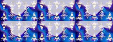 Güzel soyut kar taneleri raster tasarımı. Yeni yıl kar tanesi. Düz kar karalama ikonları, kar taneleri silueti altın renklerde Noel afişi, kartlar.