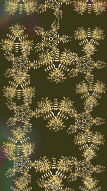 Çiçekli, yapraklı, çiçek desenli eskiz. El çizimi. Raster illüstrasyonu.