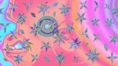 Tekstil, kumaş, kapaklar, duvar kağıtları, baskı, naylon, koleksiyon defteri, örgü, dekupaj için güzel bir eskiz. Küçük pembe ve mavi çiçeklerle oldukça kaliteli besin torbası deseni.