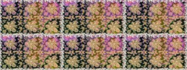 Kusursuz klasik raster altın desenli. Geleneksel oryantasyon süsü. Gri ve bej renklerde altın elementlerle kusursuz desen. Klasik vintage arkaplan.