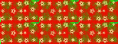 Raster illüstrasyonu. Kar taneleri deseni. Raster kar taneleri arka planda. Soyut kar taneleri arkaplanda izole edilmiş düz dizayn. Kar tanesi renkli desen.