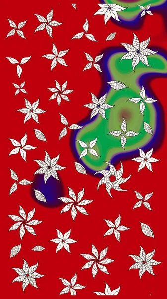 Millefleur 'lar. Küçük kırmızı ve nötr çiçeklerle oldukça eski bir besin torbası deseni. Tekstil, kumaş, kapaklar, duvar kağıtları, baskı, paket, koleksiyon defteri, örgü, dekupaj için çiçek arkaplanı..