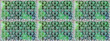 Raster illüstrasyonu. Gri renkli çiçekler. Şirin çiçek elementleri. Kusursuz..