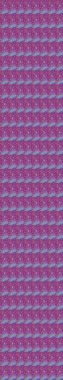 Raster pattern. Pattern with spring flowers with branch, on purple and blue colors with flower silhouette.