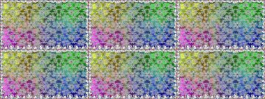 Raster stili kumaş deseni. Çiçekler suluboya desensiz.