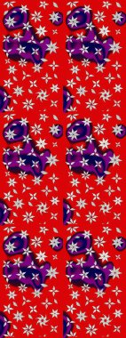 Raster illüstrasyonu. Güzel kumaş deseni. Bahar çiçekli güzel bir çiçek deseni..