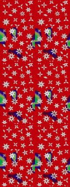 Küçük çaplı çiçeklerdeki basit şirin desenler. Tekstil veya kitap kapakları, imalat, duvar kağıtları, baskı, hediye paketi ve yapıştırma kitabı için çiçek eskizi geçmişi. Raster illüstrasyonu.