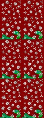 Sanat ilham verici ve nötr tarzda çiçekler ve arka plan bırakır. Kırmızı ve nötr el çizimi. Raster deseni. Karalama çiçekleri çizim deseni.