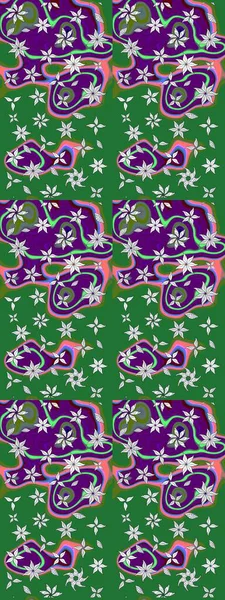 Taşralı şıklığı. Özgürlük stili Millefleur 'lar. Tekstil, duvar kâğıdı, kapaklar, yüzey, baskı, hediye paketi, hatıra defteri, dekupaj. Küçük yabani çiçeklerdeki halk modelini çiz..