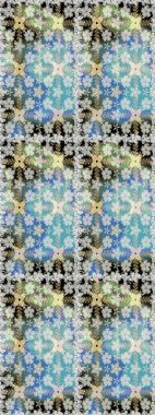 Küçük çaplı çiçeklerdeki basit şirin desenler. Raster illüstrasyonu. Tekstil veya kitap kapakları, imalat, duvar kağıtları, baskı, hediye paketi ve yapıştırma kitabı için çiçeksiz arka plan.