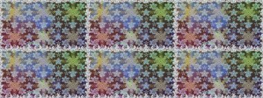 Kusursuz ortaçağ çiçek deseni. Dekoratif simetri arabesk. Tarafsız ve gri renklere altın. Doğum günü kartı, davetiye ya da afiş için iyidir. Raster illüstrasyonu.