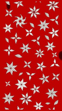 El çizimi. Kırmızı ve nötr renklerde çiçekler. Çiçekli eskiz deseni. Suluboya çizimi.