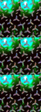 Mandalas 'ın dekoratif dokusu. Raster illüstrasyonu. Lace Snowflakes 'in etnik kökü. Stilize Çiçekler. Kumaş veya Duvar Kağıdı Tasarımı. Tekstil için Lacy Fashion Print. Halk Biçimi.