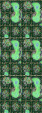 Raster illüstrasyonu. Renkli Bahar Temalı Kusursuz Arkaplan. Düz Çiçek Elementleri Tasarımı. Kusursuz desenli, modaya uygun kumaş deseni. Şirin çiçek elementleri..