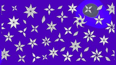 Yumuşak, bahar çiçekleri mor ve nötr renklerde. Raster illüstrasyonu. Raster çiçek desenli ve çiçekli..