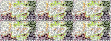 Gri renkli çiçekler. Elle boyanmış suluboya, kusursuz çiçekler ve bitkiler..