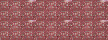 Suluboya çizim kalıbı. Raster illüstrasyonu. Moda baskısı. Çiçeğin suluboya çizimlerinin mükemmel deseni. Eski model. Dekorasyon ve tasarım için güzel desen.