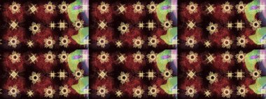 Raster illüstrasyonu. Raster Noel soyut renkli arka plan ve tatlı kar tanesi. Kar taneleriyle kahverengi, siyah ve kırmızı renkler.