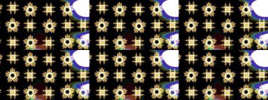 Güzel kar tanesi simgesi web için basit Illustration. Raster resim. Güzel kar tanesi simgesi. Renkli arka plan üzerinde izole sevimli kar taneleri.