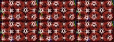 Kar tanesi süsleme deseni. Kar taneleri arka planda. Kar taneleri deseni. Renkli arka planda izole edilmiş kar tanelerinin düz tasarımı. Raster illüstrasyonu.