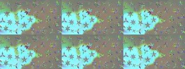 Suluboya desenli çiçek deseni. Dekorasyon ve tasarım için güzel bir desen. Moda baskısı. Çiçeğin suluboya çizimlerinin mükemmel deseni. Ayarlanmış.