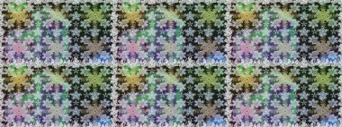 Kusursuz klasik raster altın desenli. Klasik klasik klasik arka plan. Raster illüstrasyonu. Geleneksel oryantasyon süsü. Gri ve nötr renklerde altın elementlerle kusursuz desen.