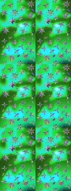 Suluboya çizim kalıbı. Çiçeğin suluboya çizimlerinin mükemmel deseni. Raster illüstrasyonu. Eski model. Dekorasyon ve tasarım için güzel bir desen. Moda yazdırma.