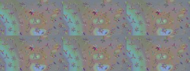 Eskiz Vintage Çiçek Deseni. Raster Kalça dokusu deseni.