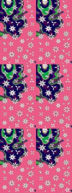 Sabıka fotoğraflarında, bebek kıyafetlerinde, duvar kâğıtlarında, paket kutularında falan kullanılabilir. Zarif, parlak ve eskiz pembe ve nötr çiçek deseni tasarımı.