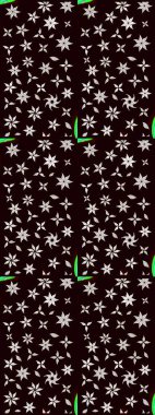 Raster. Renkli Bahar Teması eskiz kalıbı. Düz Çiçek Elementleri Tasarımı.